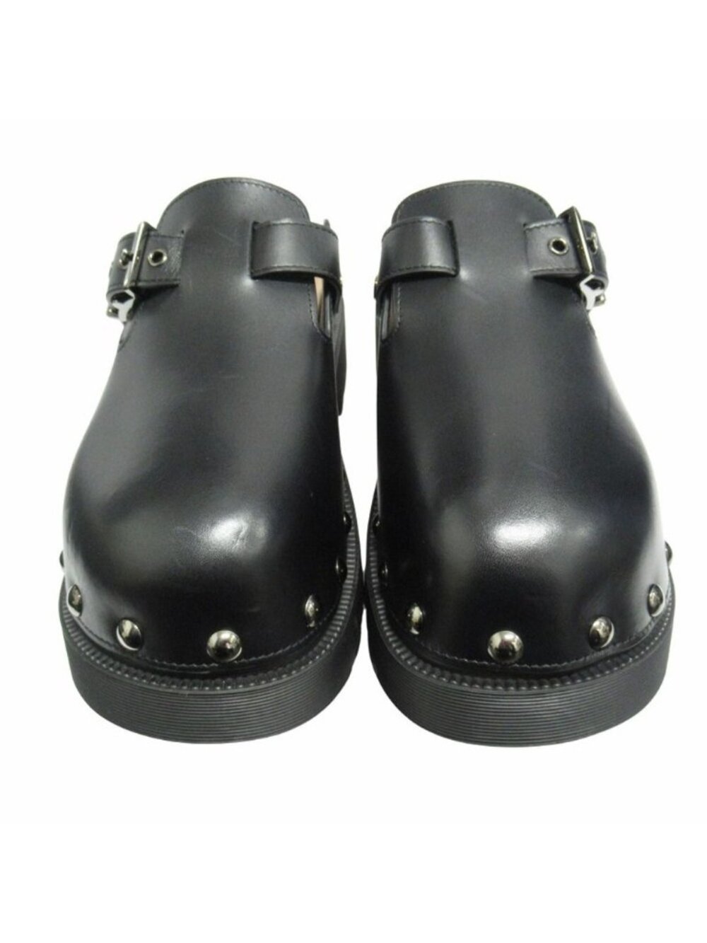 Dior Quake Leather Clog Sandals Sabot Platform 39 Black - Picture 4 of 9